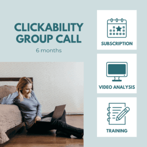 Clicker training group sessions for positive reinforcement horse trainers, showing real training video analysis.